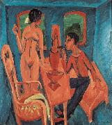 Ernst Ludwig Kirchner Tower Room, Fehmarn oil painting artist